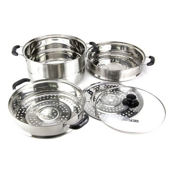 愛仕達(dá)NS1528三層復(fù)底蒸鍋 設(shè)計、材質(zhì)與實用體驗解析